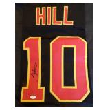 Tyreek Hill Kansas City Chiefs Jersey - JSA Auto