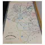 HUGE Lackawanna Co PA Land Ownership Parcel Map