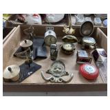 Vintage lighters clocks scales n more