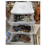 3 drawer full costume jewelry