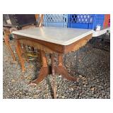 Antique marble top table