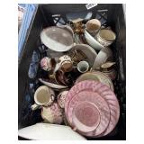 Vintage porcelain items full