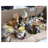 Kitten cat figures lot some porcelain n resin