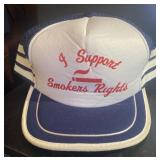 VTG I SUPPORT SMOKERS RIGHTS SNAP BACK HAT SAN SUN