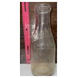 One quart liquid Lindale Dairy Corp milk bottle