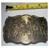 Bear and Deer belt buckle