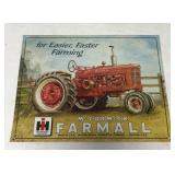 16"x12.5" metal McCormick Farmall sign