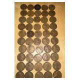 50 - 1934 Lincoln wheat pennies