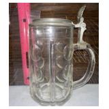 7" LIDDED BEER STEIN ZUM KNIPPER-BRAU / SHIPS