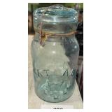 1 WIRE & BAIL BLUE ATLAS E-Z SEAL JAR / SHIPS