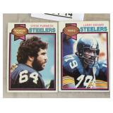 Two vintage trading football cards / Shipping