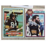 Two vintage trading football cards / Shipping