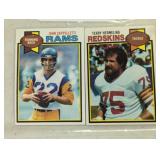 TWO VINTAGE FOOTBALL CARDS / SHIPPING