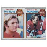 TWO VINTAGE FOOTBALL CARDS / SHIPPING