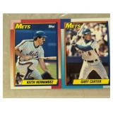 TWO VINTAGE BASEBALL TRADING CARDS / SHIPS