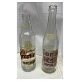 FROSTY ROOT BEER MA. ; OLD COLONY NC DRINK BOTTLES