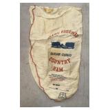 COUNTRY HAM SACK ADVERTISING / SHIPS