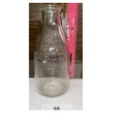 1 QUART OBROCK MILK BOTTLE / CLEVELAND HEIGHTS