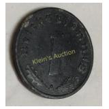 rare 1943A reichspfennig KM#97 ww II coin