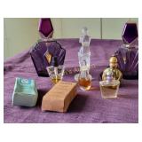 estate vanity lot perfume bottles, venus statue ++