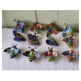 talavera mexican pottery hand painted bees lot o12