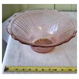 mayfair pink flared bowl anchor hocking mint