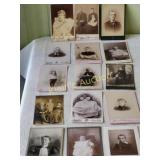 antique cabinet cards photo rare babies too! 15pcs