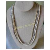 triple strand pearls multi color napier