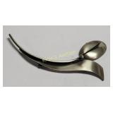 beau 925 sterling modernist flower brooch 3 1/2"