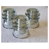 glass insulators lot of 3 armstrong 29,49 +