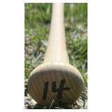 Detroit Tigers, Dave Bergman Game Baseball Bat