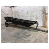 Lot #116 Fishing Boat, Trailer, Minn Kota Troller