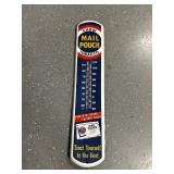 Mail Pouch Chew Tobacco Thermometer Sign