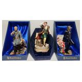 Civil War Heroes and Christopher Columbus Royal Doulton Sculptures