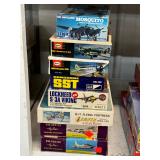 Large Selection of Model Planes, etc.