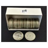 Lot #119 (44) Kennedy 40% Silver Half Dollars