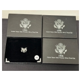 Lot #79 (4) 1996 United States Mint Premier Silver Proof Sets