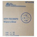 39,600 ct. (75 Cases) Blue TEC Wipes 12" x 131/2"