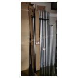 14 ct. Aluminum Draping STAGE Poles & Bases