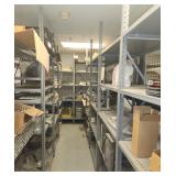 Group of Shelving, Hobart Parts, Motor, etc