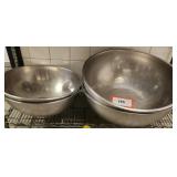 5 ct. Stainless Steel Food Prep Bowls. 21.5"-25.5"