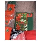 WAECHTER BACH GERMANY RED STOCKINGS, NAPKINS, &
