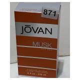 JOVAN MUSK 8 FL. OZ AFTERSHAVE COLOGNE IN BOX