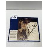 AUTOGRAPH OF JOHNNY UNITAS ON INFORMATIONAL