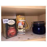 TEA INCL. BLACK, COBALT JAR