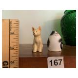 2.5" H JAPAN CAT, BLACK/WHITE BLACK CAT