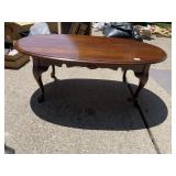 CHERRY OVAL COFFEE TABLE