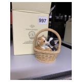 LENOX CUDDLES AND KISSES- KITTENS IN BASKET