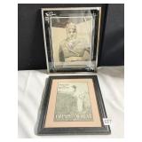 CREAM OF WHEAT AND DECO FRAME W/ JAMES CAGNEY