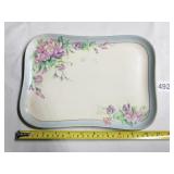 HAND PAINTED DRESSER TRAY LIMOGE